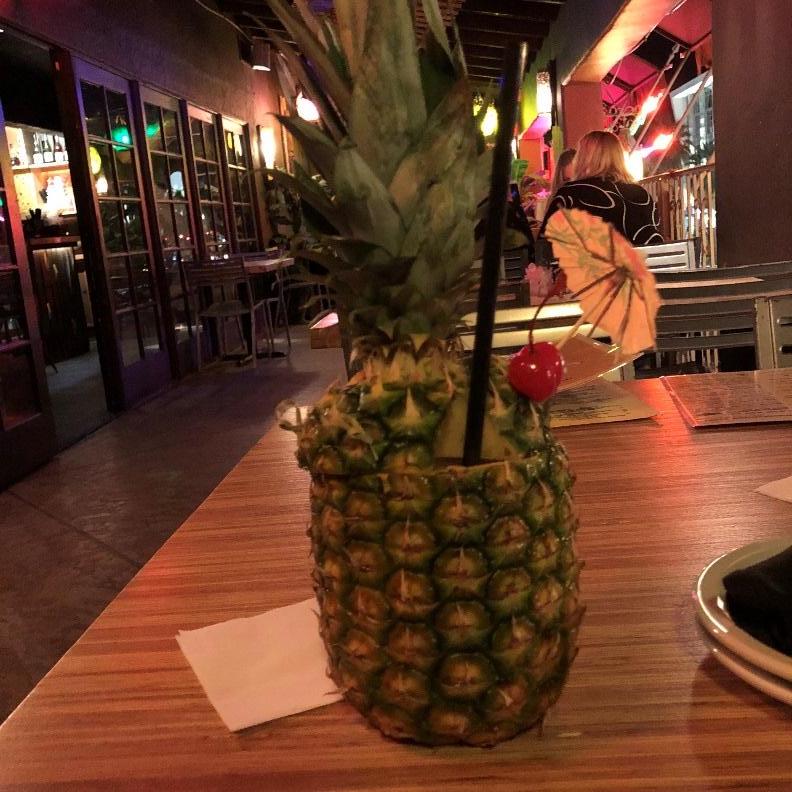 Pineapple Cocktail at Palm Springs, California, USA