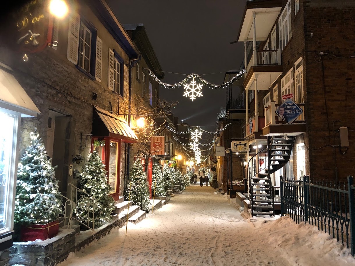 Petit Champlain district, Quebec City, Quebec, Canada